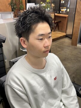 ロンドガルマン 名古屋(Lond GULLMAN) 【Lond GULLMAN江村】くしゃ無造作パーマ/スパイキーショート