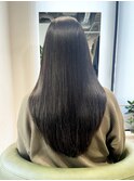 育てる髪質改善/サラ髪ロングスタイル