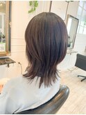 ナチュラルな仕上がり!縮毛矯正×レイヤーボブ
