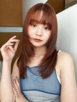 トリッカ シブヤ(TRICCA SHIBUYA)&nbsp;オレンジブラウン/レイヤー/10代/20代/30代/ケアカラー/Wカラー