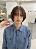 =メンズボブ/ダークアッシュ/ニュアンスパーマ／MAN’S HAIR