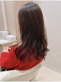 くびれヘアこなれミディ似合わせミニウルフ段カット短め前髪50代