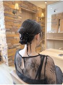 お呼ばれシンプルシニヨン