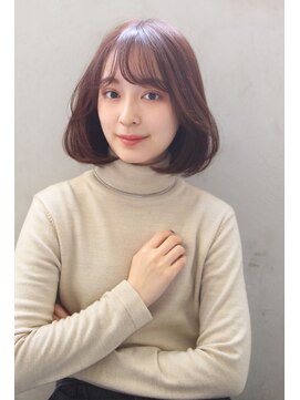 ロゼ 六甲道(ROSE) 【ROSE】ボブ＿内巻きボブ＿韓国ヘア＿ラベンダーアッシュ