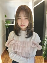 シエル バイ ケンジ 登戸 生田(CIEL by KENJE)&nbsp;【RIKKA/橋本】ブリーチ無しオリーブべージュ/レイヤーカット