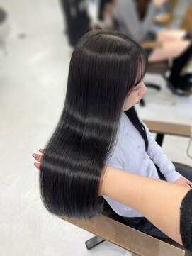 ハピネス 梅田茶屋町店(HAPPINESS) 韓国くびれロング レイヤーオルチャン小顔前髪 艶髪 髪質改善