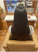 髪質改善ストレート×ロングヘア