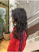 ロングパーマ