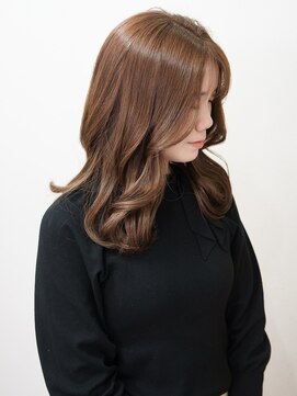 ムクヘアー(muk hair) 美髪ラテブラウン×くびれレイヤー