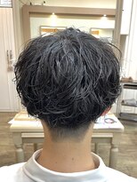 アルターリール(aL ter Rire)&nbsp;韓国マッシュ/スパイキーショート/ブルーブラック[鎌取］中村