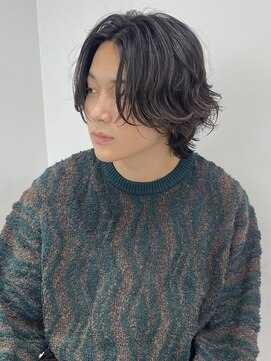 ユーフォリア 渋谷グランデ(Euphoria SHIBUYA GRANDE) ミディアムレイヤー　ニュアンスパーマ　毛流れパーマ　MOMO