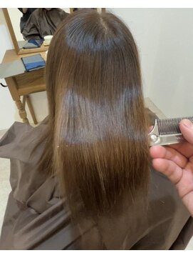 スーリール 野芥店(Sourire) プレミアム縮毛矯正+カラー