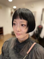 ヘアーサロンテン モトアザブ(hair salon Ten motoazabu)&nbsp;くびれヘア/アプリコットオレンジ/夏のヘアアレンジ/麻布十番