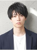 黒髪マッシュショート/メンズカット/ツーブロック/ビジネスマン
