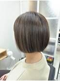 白髪ぼかしハイライト