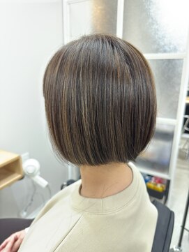 白髪ぼかしハイライト