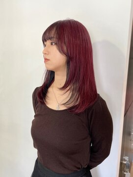 サクラ オモテサンドウ(SAKURA) 個性派さん向け!逆インナーカラー/髪質改善/ダブルカラー/表参道