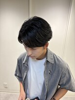 men's salon HYPE 名古屋伏見 メンズサロン/men'sパーマ/men'sカット/men'sショート メンズカット×フェザーパーマ(伏見/伏見駅/栄/メンズ)