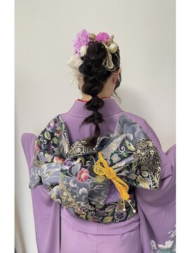 きものサロンティファニー タマネギヘア ロング