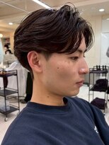 ニコ トウキョウ ヨコハマ(nico)&nbsp;メンズセンターパートウルフセンターパートニュアンスパーマ襟足