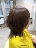 50代からの艶髪メテオカラー×ふんわり美シルエットボブ