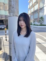 フィット ヒュー 千葉(fit hue) ミルクティーブロンド/ダークブルー/デジタルパーマ/千葉駅
