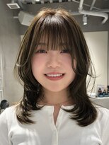 テクネ 天神大名(techne)&nbsp;天神大名レイヤーカット大人レイヤーくびれヘアロング今泉