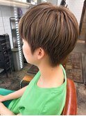 [横浜駅/ショートボブ/ショートカット/顔周りレイヤー］