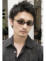 リアンメンズ 青山 表参道(Liun men's)&nbsp;メンズショート　ショートセンターパート　サーフカールパーマ
