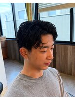 ビハインドザカーテン(BEHIND THE CURTAIN)&nbsp;【癖毛を活かす】メンズショートスタイル