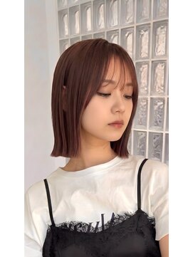 ロイロ(LoiLo) 切りっぱなしボブ×ショコラブラウン　【MAI】