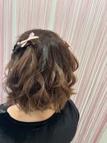 ベルグロー 北新地(BELLEGROW)&nbsp;リボンハーフツイン｜梅田・北新地ヘアセット