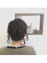 ラテ(Latte ～hair～)&nbsp;くるりんぱ×ロープ編みアレンジ