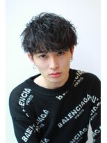 シン(syn) イメチェンスマートマッシュグランジショートネープ刈り上げ
