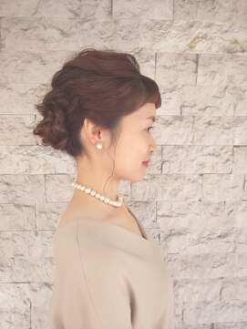 トリコ ヘアアンドケアスペース(trico hair&care space) ｔｒｉｃｏ ｔｏｇｏ　お呼ばれヘアアレンジ×こなれヘア