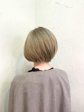 レイール 下北沢(Reir) 【reir下北沢】ミニマムボブ+プラチナベージュ*