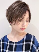 サーカス バイ ビュートリアム 青山(CIRCUS by BEAUTRIUM)&nbsp;前髪長め　ひし形　美シルエット　パーマショート　ショートヘア
