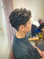 シェアサロン 博多 メンズニュアンスパーマ
