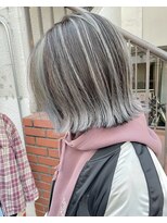 クレア 下北沢(CREA)&nbsp;ハイライトグラデーションカラーボブヘアー