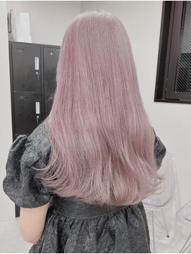 ベレーザシェルト(Beleza scelto) 1384外国人風カラーロイヤルパープルベイビーピンクこなれヘア