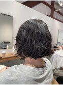 ショート　ボブ　パーマ