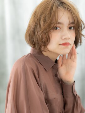 ドクターズサロン LAB 小山店 フレンチガール風ふわカールミディスタイルb小山20代30代40代