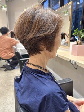 レトン 銀座(leton) 大人ショート/60代ショート/ひし形ショート/大人可愛い　銀座