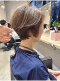大人ショート/60代ショート/ひし形ショート/大人可愛い 銀座