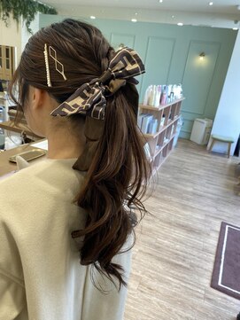 モリオフロムロンドン 大宮店(morio from London) 【大宮】ヘアアレンジ/ポニーテイル