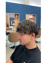 ノート ヘアーサロン(NOTE HAIR SALON)&nbsp;ツイストスパイラルパーマ×メッシュ