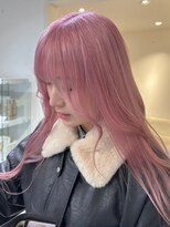 ベレーザ 渋谷(BELEZA)&nbsp;8725ベビーピンクハイライトミルクティーピンクハイトーンカラー