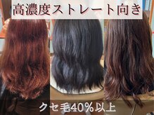 髪のクセ毛レベル70%以上の方にお奨め【高濃度水素ストレート】