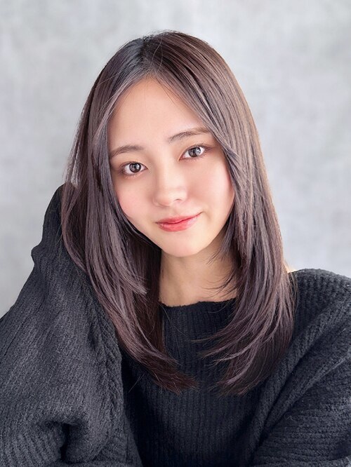 【大好評！潤艶、縮毛矯正】カット＋縮毛矯正＋トリートメント　\10000