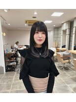 シンス(Since)&nbsp;レイヤー/インナーカラー/顔周りデザイン/ワンカール/グレージュ